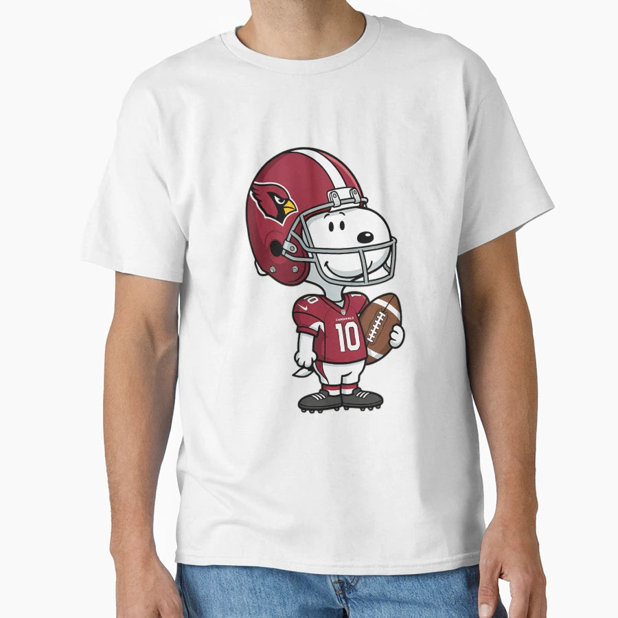 Snoopy Football Arizona T-Shirt - Custom Art Print Men Women - T-Shirt, Sweatshirt, Hoodie