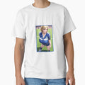 Anime Waifu Goddess Playing Football T-Shirt - Graphic Print Unisex - T-Shirt, Sweatshirt, Hoodie