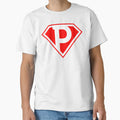 Letter P Vol 5 Z Super Letter T-Shirt - Trendy Graphic Men Women - T-Shirt, Sweatshirt, Hoodie