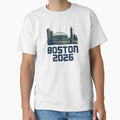 Boston 2026 New England Soccer T-Shirt - Fun Novelty Design Men Women - T-Shirt, Sweatshirt, Hoodie
