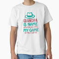 Grandpa Is Name Spoilng Is My Game T-Shirt - Minimalist Print Unisex - T-Shirt, Sweatshirt, Hoodie