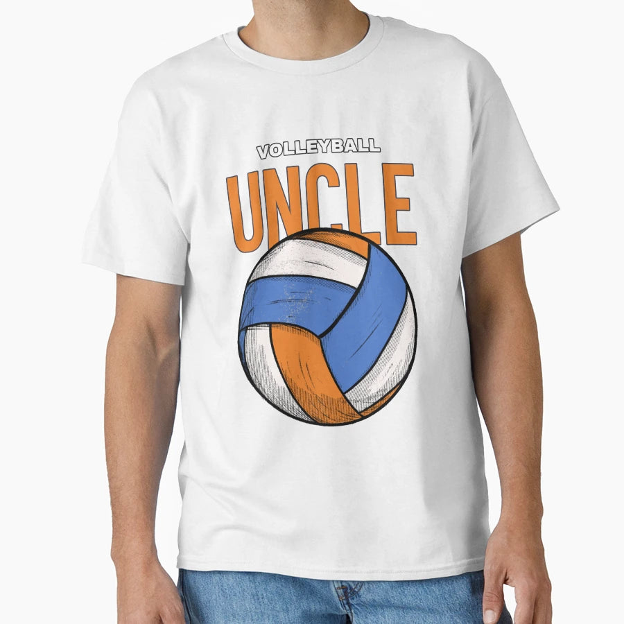 Volleyball Family Player Uncle T-Shirt - Unique Graphic Men Women - T-Shirt, Sweatshirt, Hoodie