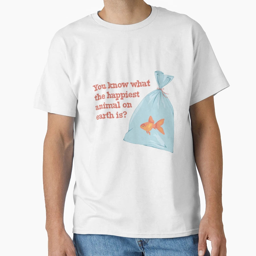 Be Goldfish T-Shirt - Minimalist Print for Adults - T-Shirt, Sweatshirt, Hoodie