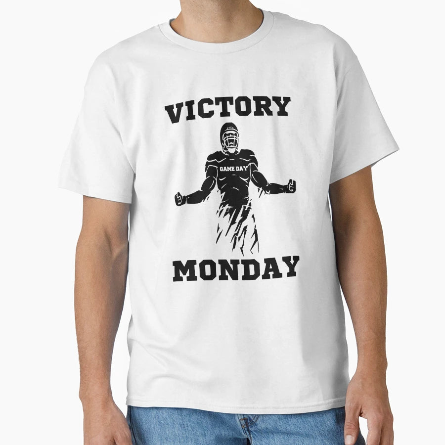 Victory Monday American Football T-Shirt - Trendy Graphic Men Women - T-Shirt, Sweatshirt, Hoodie