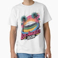 Los Angeles 2026 Palm Tree Sunset T-Shirt - Fun Novelty Design Men Women - T-Shirt, Sweatshirt, Hoodie