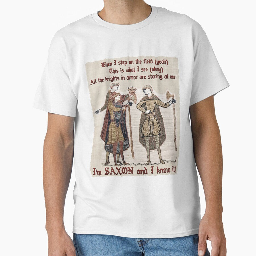 I'm Saxon And I Know It Song Parody by Erin Rado - Adult & Kids T-Shirts, Sweatshirts & Hoodies apparel design preview 1
