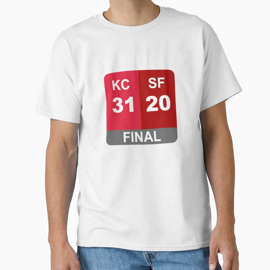 Super Bowl Liv Final Score T-Shirt - Trendy Graphic Men Women - T-Shirt, Sweatshirt, Hoodie