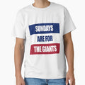 Sundays Are Giants T-Shirt - Minimalist Print Men Women - T-Shirt, Sweatshirt, Hoodie