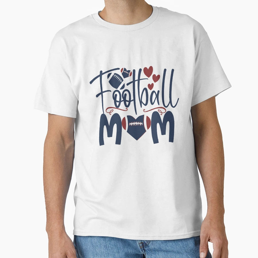 Football Mom T-Shirt - Trendy Graphic Unisex - T-Shirt, Sweatshirt, Hoodie