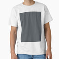 Plain Solid Color Chic Dark Grey Cool Gray Teal by - Adult & Kids T-Shirts, Sweatshirts & Hoodies apparel design preview 1