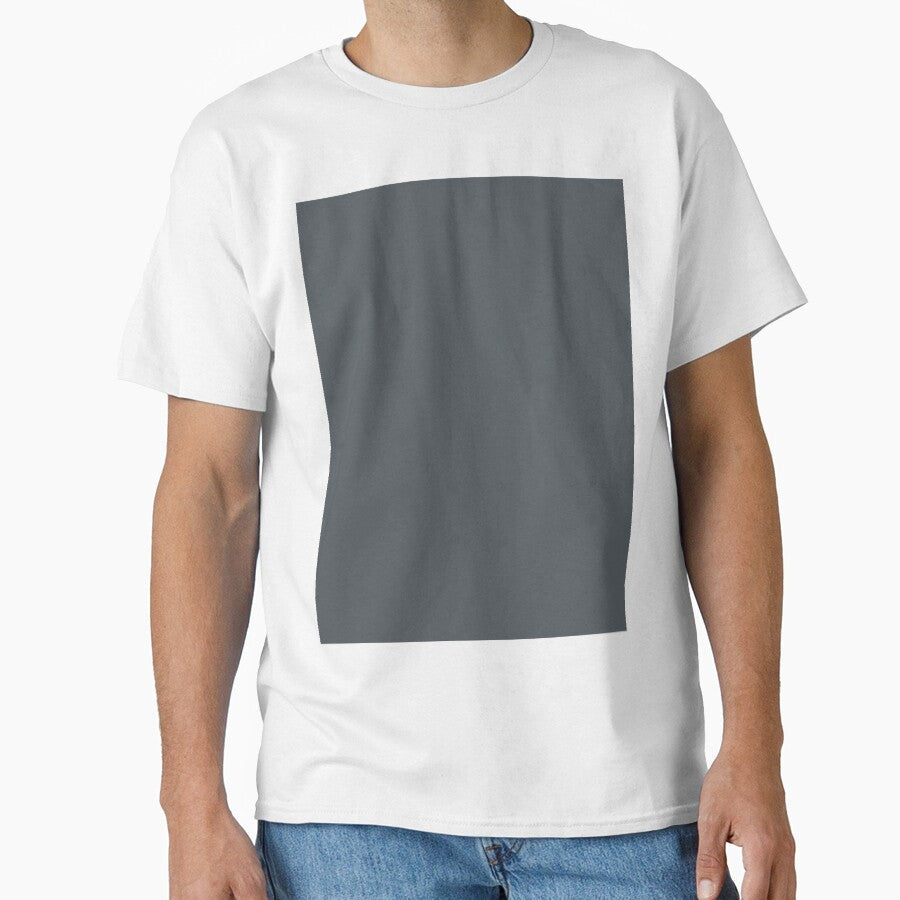 Plain Solid Color Chic Dark Grey Cool Gray Teal by - Adult & Kids T-Shirts, Sweatshirts & Hoodies apparel design preview 1