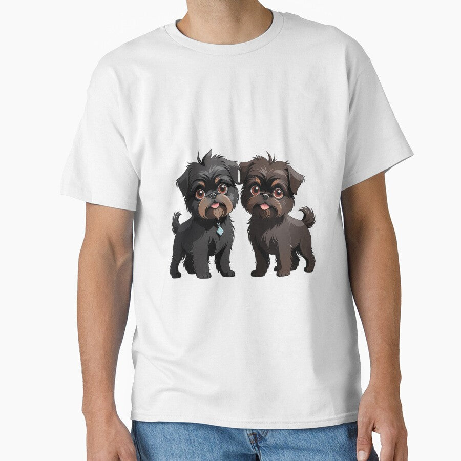 Cute Affenpinscher Friends by Bilisik - Adult & Kids T-Shirts, Sweatshirts & Hoodies apparel design preview 1