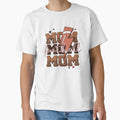 Leopard Football Mom Lightning Bolt T-Shirt - Minimalist Print Men Women - T-Shirt, Sweatshirt, Hoodie