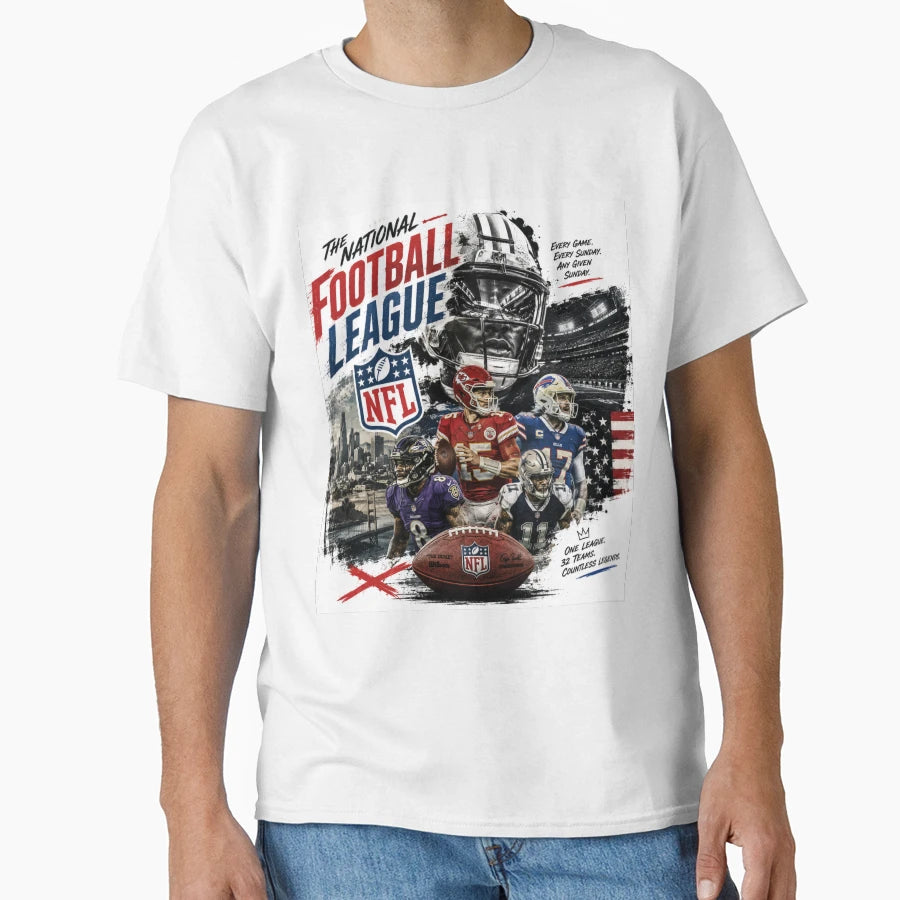 Nfl T-Shirt - Minimalist Print Men Women - T-Shirt, Sweatshirt, Hoodie