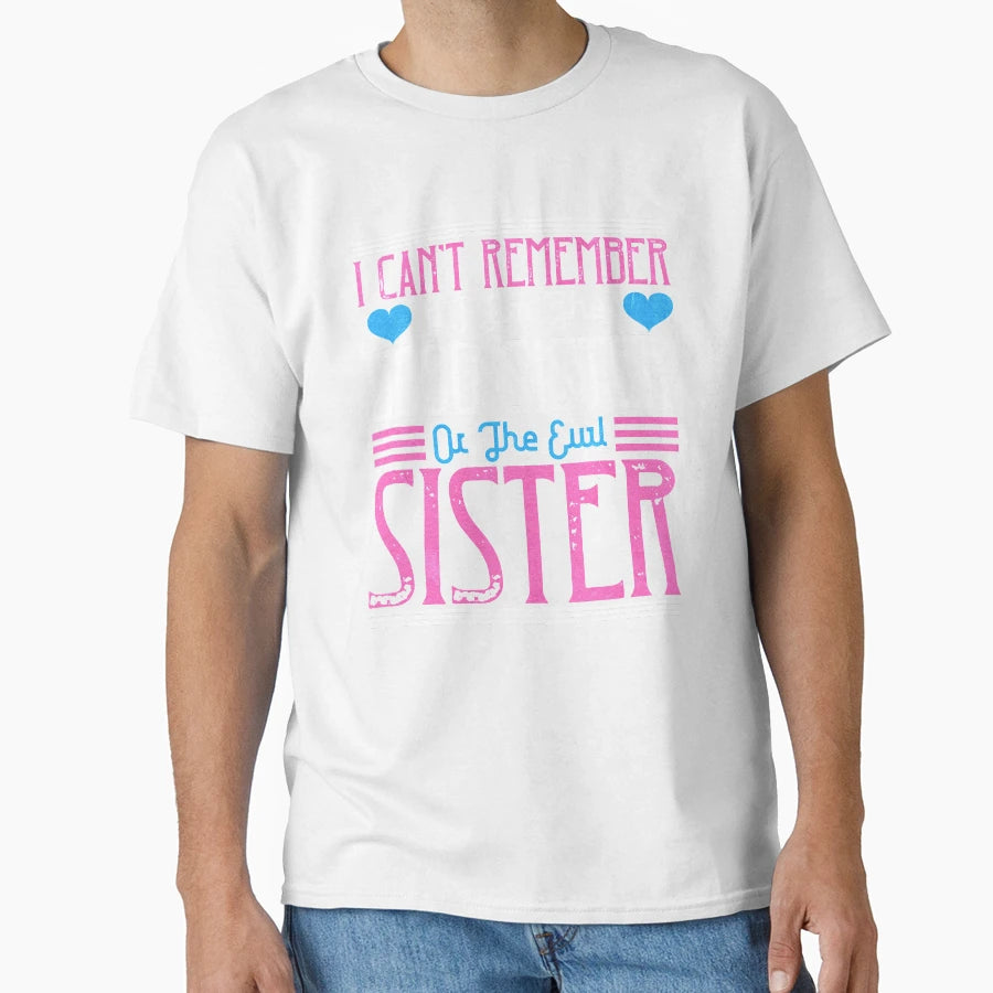 Good Sister Evil Sister T-Shirt - Minimalist Print Unisex - T-Shirt, Sweatshirt, Hoodie