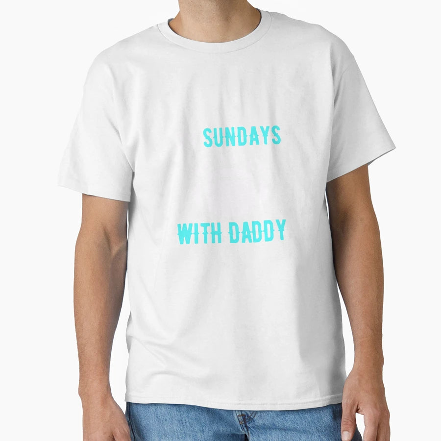 Sundays We Watch Football Daddy T-Shirt - Minimalist Print Unisex - T-Shirt, Sweatshirt, Hoodie
