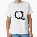 Alphabet Q Fanny T-Shirt - Custom Art Print Men Women - T-Shirt, Sweatshirt, Hoodie