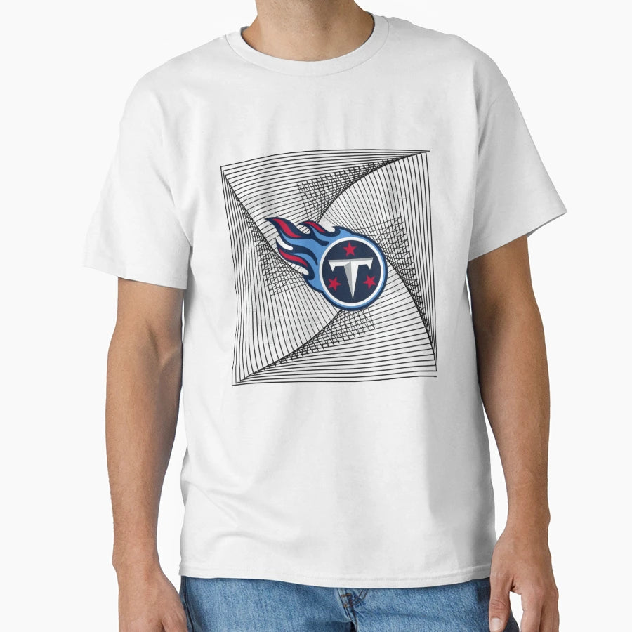 Tennessee Titans Repeat Logo T-Shirt - Fun Novelty Design for Adults - T-Shirt, Sweatshirt, Hoodie