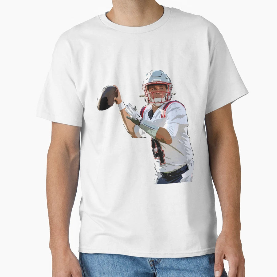 Bailey Zappe T-Shirt - Aesthetic Graphic Unisex - T-Shirt, Sweatshirt, Hoodie