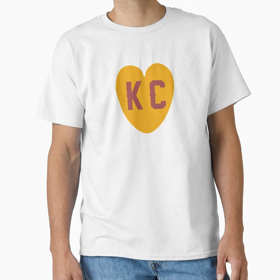 Kansas City Heart T-Shirt - Novelty Apparel Men Women - T-Shirt, Sweatshirt, Hoodie