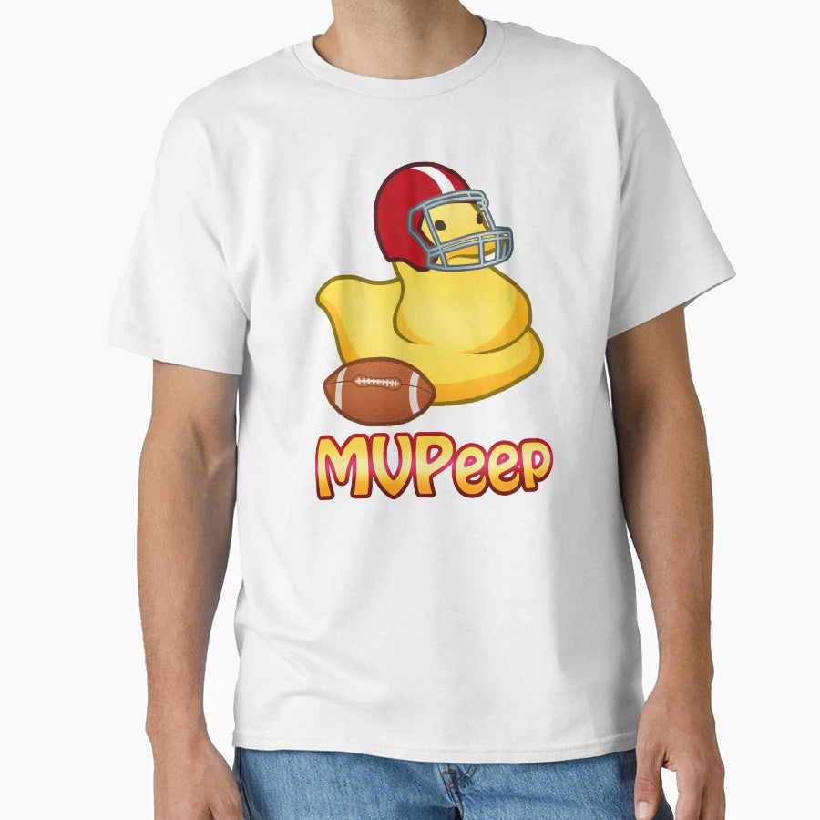 Nfl Football Peep Yellow Marshmallow T-Shirt - Minimalist Print Unisex - T-Shirt, Sweatshirt, Hoodie