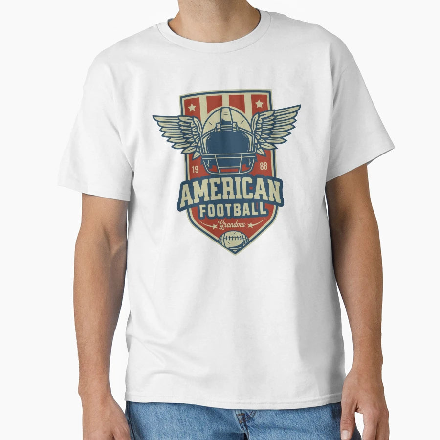 American Football Grandma T-Shirt - Minimalist Print Men Women - T-Shirt, Sweatshirt, Hoodie