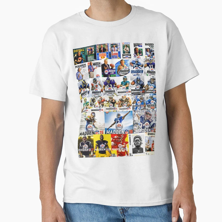 John Madden T-Shirt - Unique Graphic for Adults - T-Shirt, Sweatshirt, Hoodie