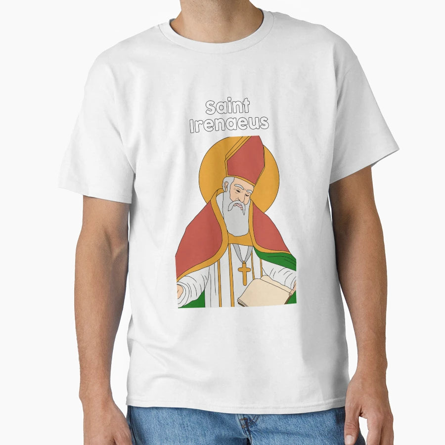 Saint Irenaeus T-Shirt - Aesthetic Graphic for Adults - T-Shirt, Sweatshirt, Hoodie