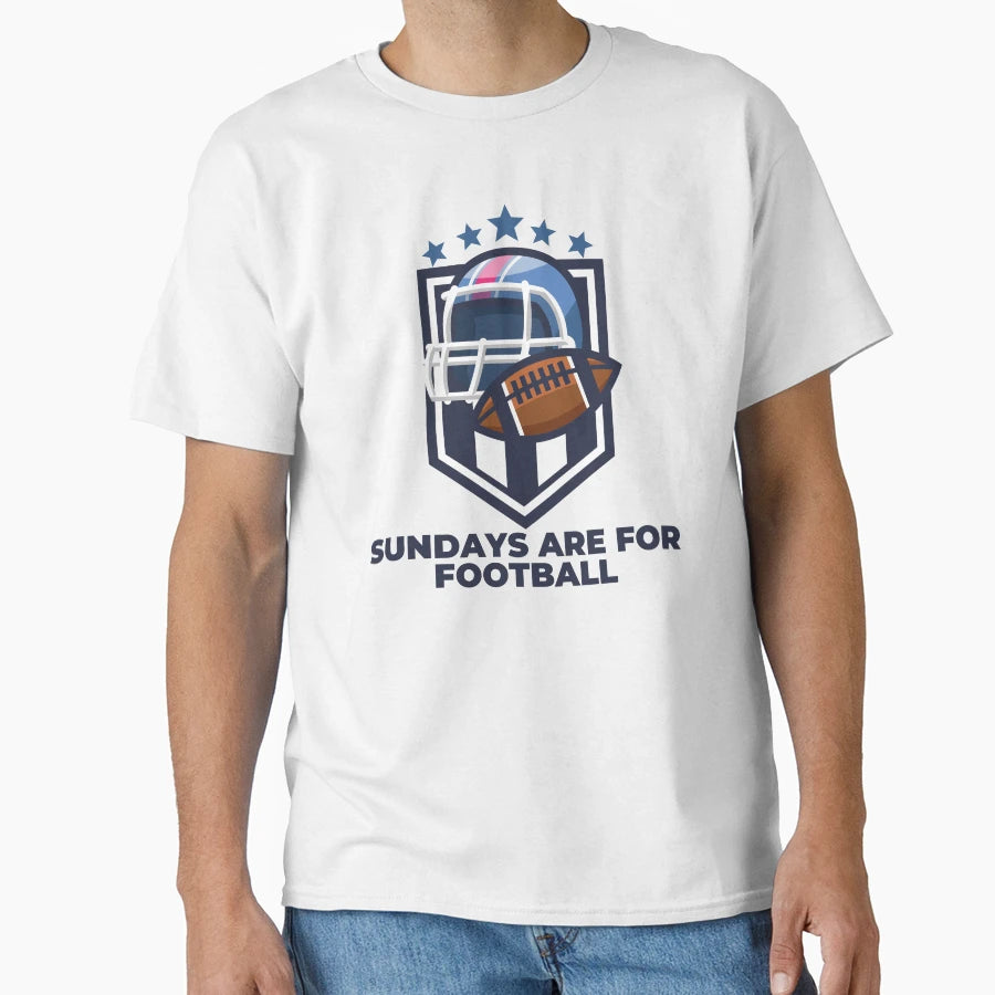 Sundays Are Football T-Shirt - Trendy Graphic Men Women - T-Shirt, Sweatshirt, Hoodie