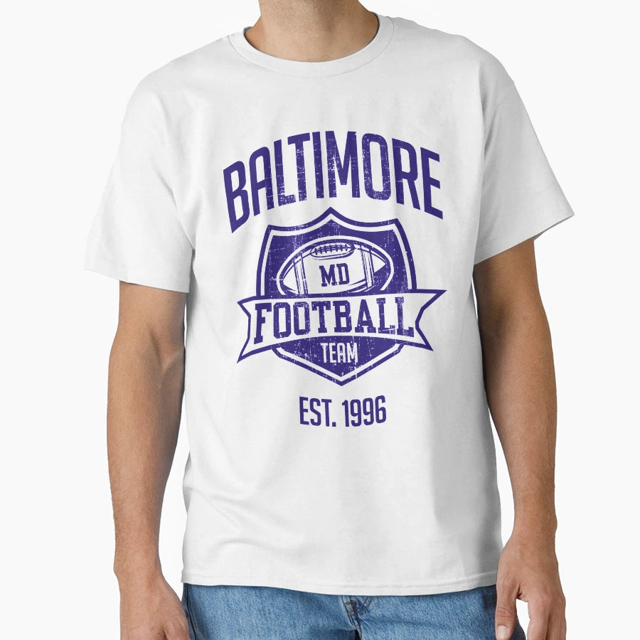 Baltimore Football Team Inspired T-Shirt - Streetwear Style for Adults - T-Shirt, Sweatshirt, Hoodie