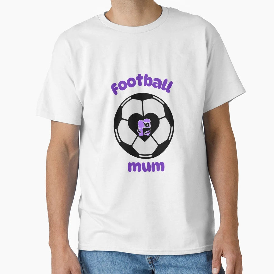 Football Mum T-Shirt - Aesthetic Graphic for Adults - T-Shirt, Sweatshirt, Hoodie