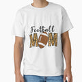 Football Mom Leopard Football Mom T-Shirt - Custom Art Print Unisex - T-Shirt, Sweatshirt, Hoodie