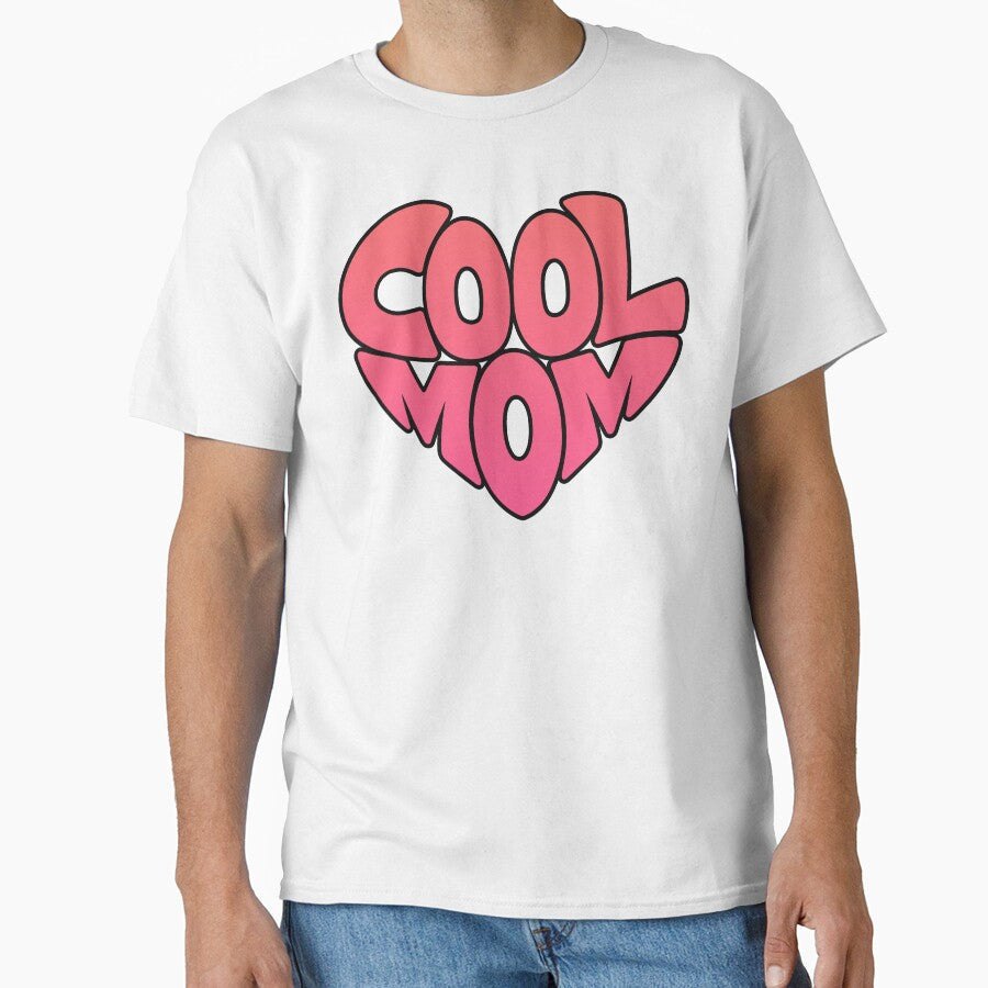 Cool Mom Heart by graphic-genie - Adult & Kids T-Shirts, Sweatshirts & Hoodies apparel design preview 1