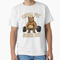 Kinda Fit Sorta Fat Bear Weightlifting Design by - Adult & Kids T-Shirts, Sweatshirts & Hoodies apparel design preview 1