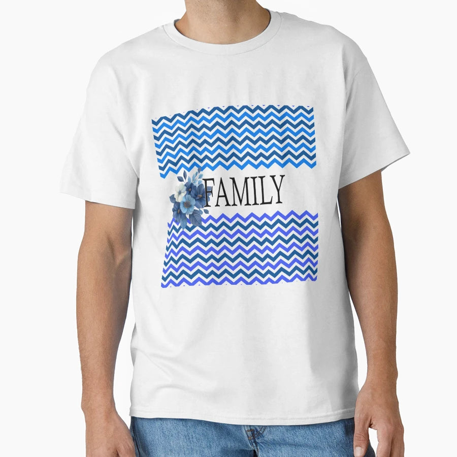 Bluer Than Blue Collection Family T-Shirt - Casual Everyday Wear Men Women - T-Shirt, Sweatshirt, Hoodie