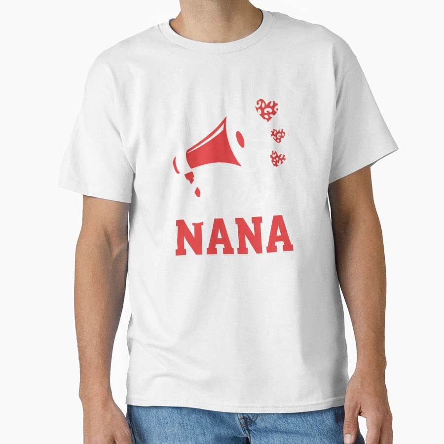 Cheer Nana Cheerleader Nana T-Shirt - Trendy Graphic for Adults - T-Shirt, Sweatshirt, Hoodie