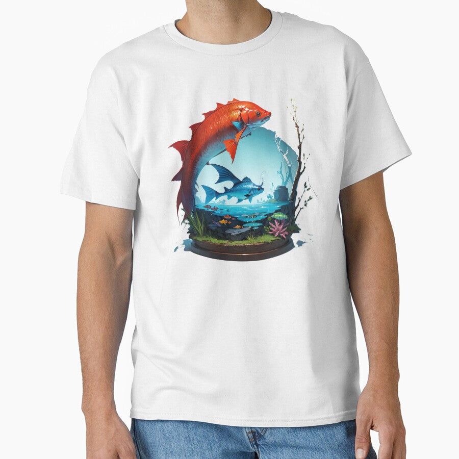 Fantastic sea by Inklivion - Adult & Kids T-Shirts, Sweatshirts & Hoodies apparel design preview 1