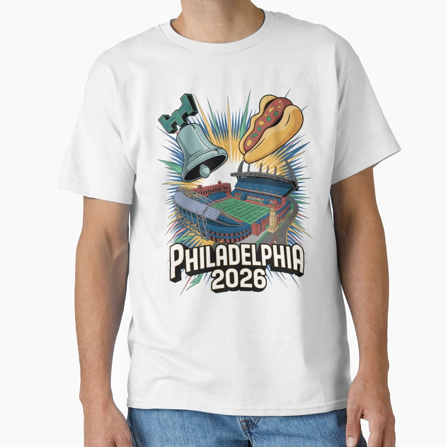 Philadelphia 2026 Liberty Bell T-Shirt - Casual Everyday Wear Men Women - T-Shirt, Sweatshirt, Hoodie