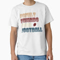 Football Family And Food Funny T-Shirt - Aesthetic Graphic Unisex - T-Shirt, Sweatshirt, Hoodie