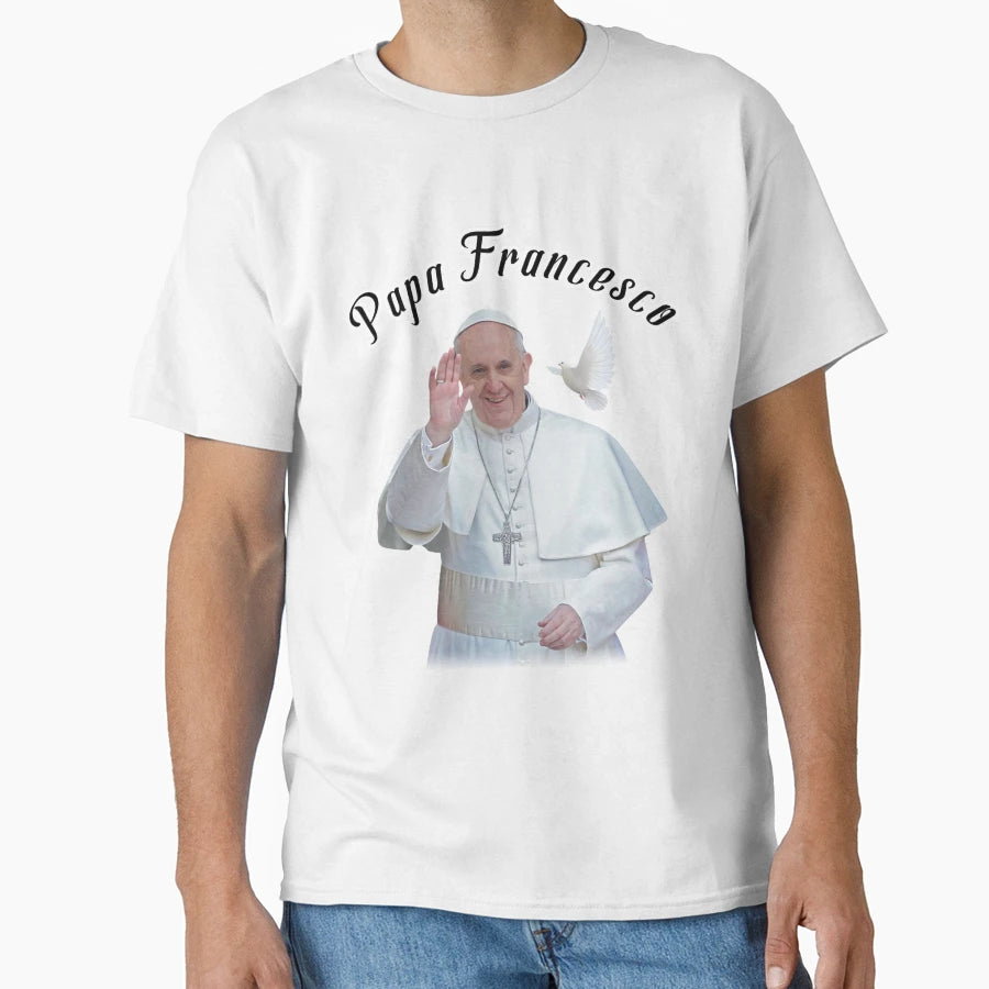 Pope Ff0066 T-Shirt - Minimalist Print Unisex - T-Shirt, Sweatshirt, Hoodie