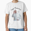 Pope Ff0066 T-Shirt - Minimalist Print Unisex - T-Shirt, Sweatshirt, Hoodie
