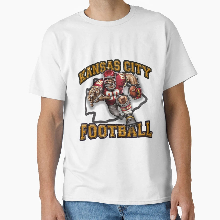 Kansas City Football T-Shirt - Fun Novelty Design Men Women - T-Shirt, Sweatshirt, Hoodie