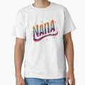 Glitter Nana Text T-Shirt - Custom Art Print Men Women - T-Shirt, Sweatshirt, Hoodie