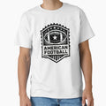 Shield Badge Football T-Shirt - Graphic Print Unisex - T-Shirt, Sweatshirt, Hoodie