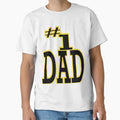 Number One Dad Best Daddy Day T-Shirt - Aesthetic Graphic for Adults - T-Shirt, Sweatshirt, Hoodie