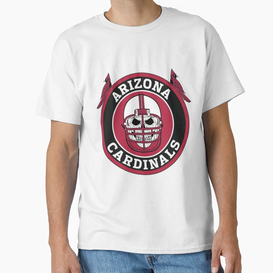 Cardinals Skull T-Shirt - Custom Art Print Men Women - T-Shirt, Sweatshirt, Hoodie