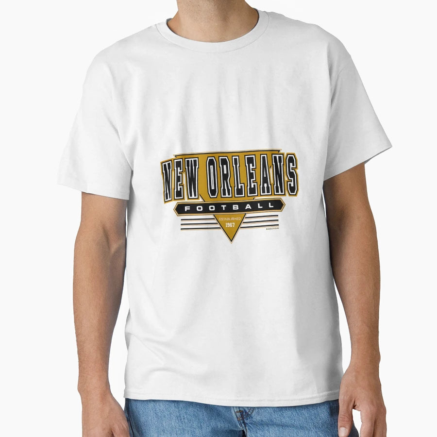 New Orleans Football Saints Inspired T-Shirt - Aesthetic Graphic Unisex - T-Shirt, Sweatshirt, Hoodie