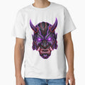 Cyber Oni Mask (Streetwear Style) by Stickersdevelop - Adult & Kids T-Shirts, Sweatshirts & Hoodies apparel design preview 1