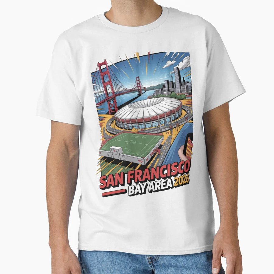 San Francisco Bay Area Golden Gate T-Shirt - Aesthetic Graphic Unisex - T-Shirt, Sweatshirt, Hoodie