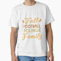 Fall Football Foliage Family T-Shirt - Casual Everyday Wear for Adults - T-Shirt, Sweatshirt, Hoodie